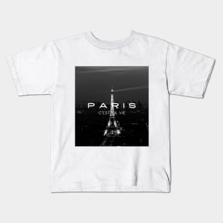 Paris C'est La Vie That's Life Wise French Quote Kids T-Shirt